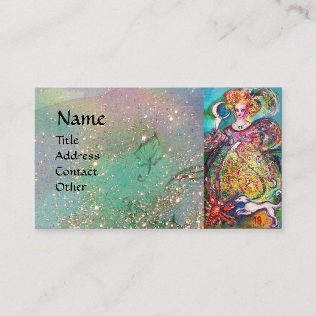 CARTÃO DE VISITA ALVO DAS SOMBRAS PERDIDAS/A LUA (Frente)