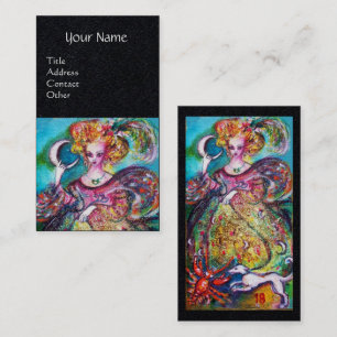 Cartão De Visita ALVO DAS SOMBRAS PERDIDAS/A LUA Negra