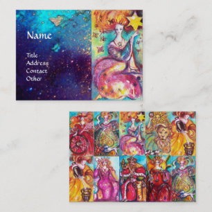 Cartão De Visita ALVO DE SOMBRAS PERDIDAS, LUA ESTRELA, Sol, Justiç