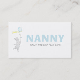 Cartão De Visita *~* Ama de Balão de Coelhinho Coelho