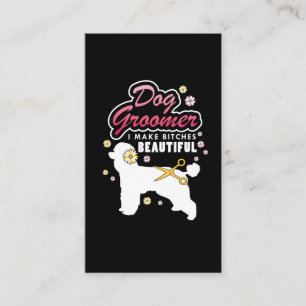 Cartão De Visita Amante de preparação do cão do animal de estimação