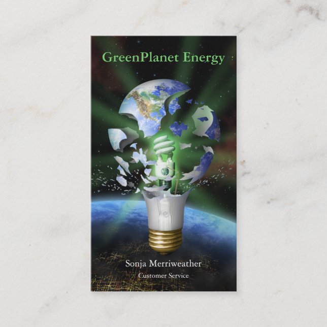 Cartão de visita ambiental (Frente)