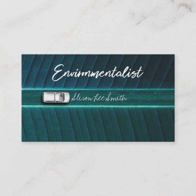 Cartão De Visita Ambientalista (Frente)