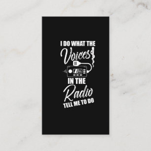 Cartão De Visita Ambulância de emergência de rádio de emergênci