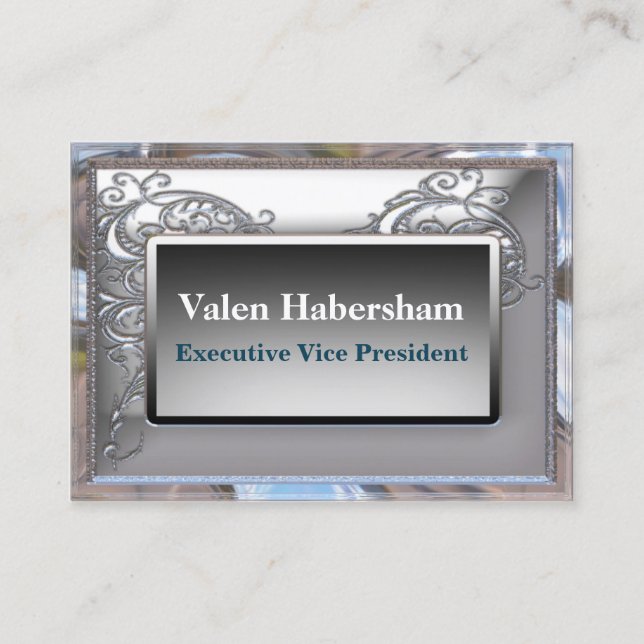 Cartão De Visita Amelia BeauBonito Elegância (Frente)