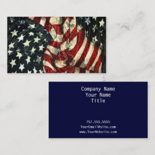 Cartão De Visita American Flag-Camouflage por Shirley Taylor