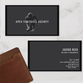 Cartão De Visita American Football Sports Management-modern