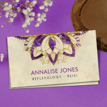 Ametista roxo e estrutura dourada Lotus