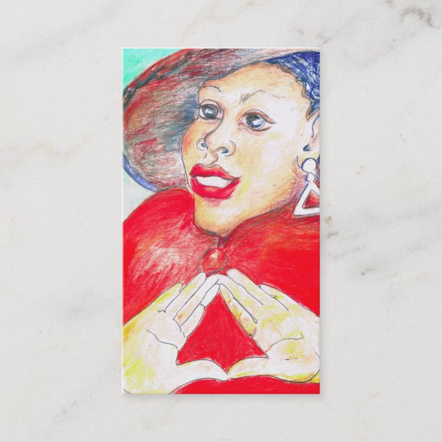 Cartão De Visita Amor da diva (Frente)