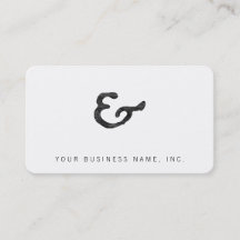 Ampersand preto rústico da tipografia