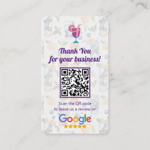 Cartão De Visita Análises do Google   Análise comercial no Cocktail