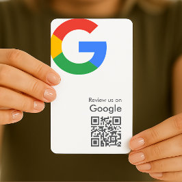 Cartão De Visita Análises do Google | Business Review Link QR Code