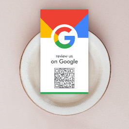 Cartão De Visita Análises do Google | Business Review Link QR Code