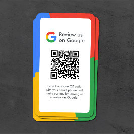 Cartão De Visita Análises do Google | Business Review Link QR Code