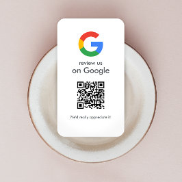 Cartão De Visita Análises do Google | Business Review Link QR Code