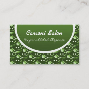 Cartão de visita anca e à moda, verde azeitona