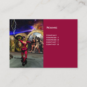 Cartão De Visita ANDROID BALÉ, Antiga Ficha de Ciências Vermelhas