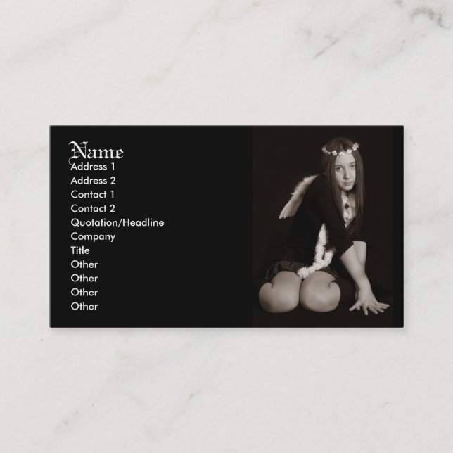 Cartão De Visita Angel (Frente)