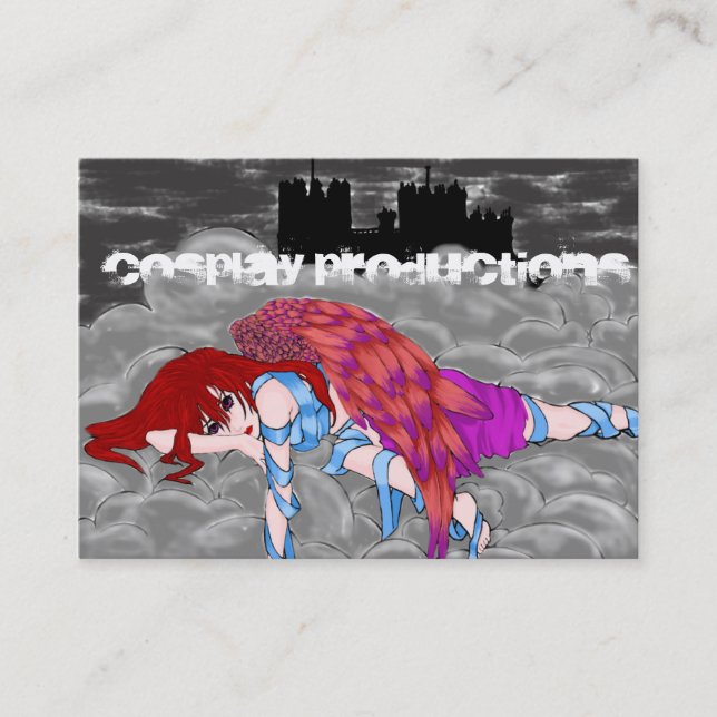 Cartão De Visita Angel Dream Anime Cosplay Card (Frente)