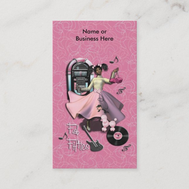 Cartão De Visita Anos 50 Fab (Frente)