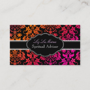 Cartão De Visita Antecedentes PixDezines Tanza Damask/DIY