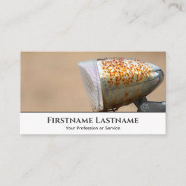 Cartão De Visita Antiga campainha enferrujada para Compradas de rep