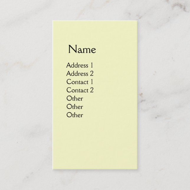 Cartão De Visita Antiga fazenda em Chianti / Paisagem da Toscana (Frente)