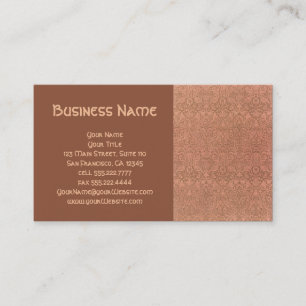 Cartão De Visita Antigo Damasco Floral William Morris Vitoriano