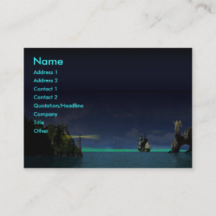 Cartão de visita antigo do navio