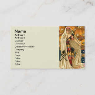 Cartão De Visita Antiquado Halloween Jack O Lanterna