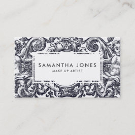 Cartão De Visita Antique Angel Cherub - Artista de maquiagem