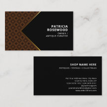 Antique Dealer, Ethnic Shop Owner | Brown Rhombus