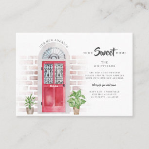 Cartão De Visita Anunciamento de Movimentação de Cores d'Água