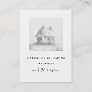 Cartão De Visita *~* AP49 Encantamento Rústico de Algodão de Cabina