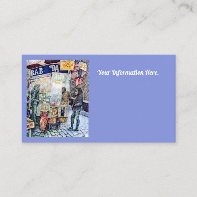 Cartão De Visita Apaixonado por Problemas, E Em Problemas Com O Amo (Frente)