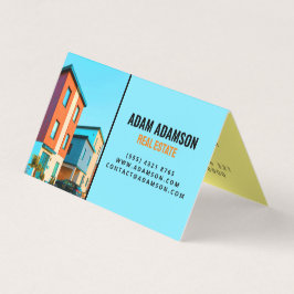 Cartão De Visita Apartamentos e Casas - Corretador Imobiliário QR D