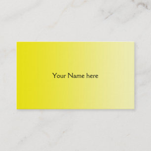 Cartão De Visita APENAS gradiente de cor - limão amarelo
