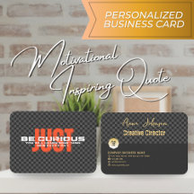 "Apenas Seja Curioso" Citação Inspiradora Motivaci