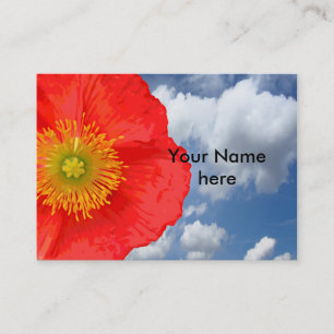 Cartão De Visita Apenas um Blossom picante + seu texto e suas ideia