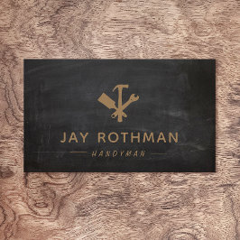 Cartão De Visita Aperfeiçoamento da Página Inicial do Handyman / Ca