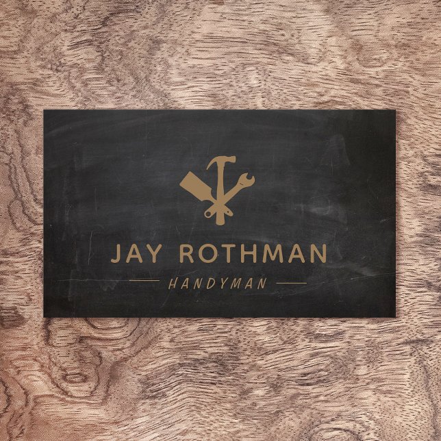 Cartão De Visita Aperfeiçoamento da Página Inicial do Handyman / Ca (Criador carregado)