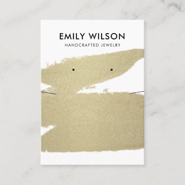 CARTÃO DE VISITA APRESENTAÇÃO DE ANULAÇÃO DE COBERTURA DOURADA PÁLI (Frente)