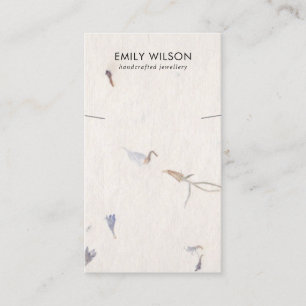 CARTÃO DE VISITA APRESENTAÇÃO DE BRACELET DE PAPEL DE PAPEL MANUSAD