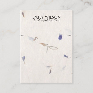 CARTÃO DE VISITA APRESENTAÇÃO DE BRACELET DE PAPEL DE PAPEL MANUSAD