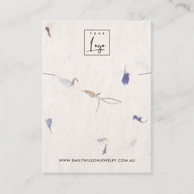 CARTÃO DE VISITA APRESENTAÇÃO DE BRACELET DE PAPEL DE PAPEL MANUSAD (Frente)