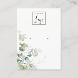 Cartão De Visita Apresentação de Folheto Verde Azul Pastel