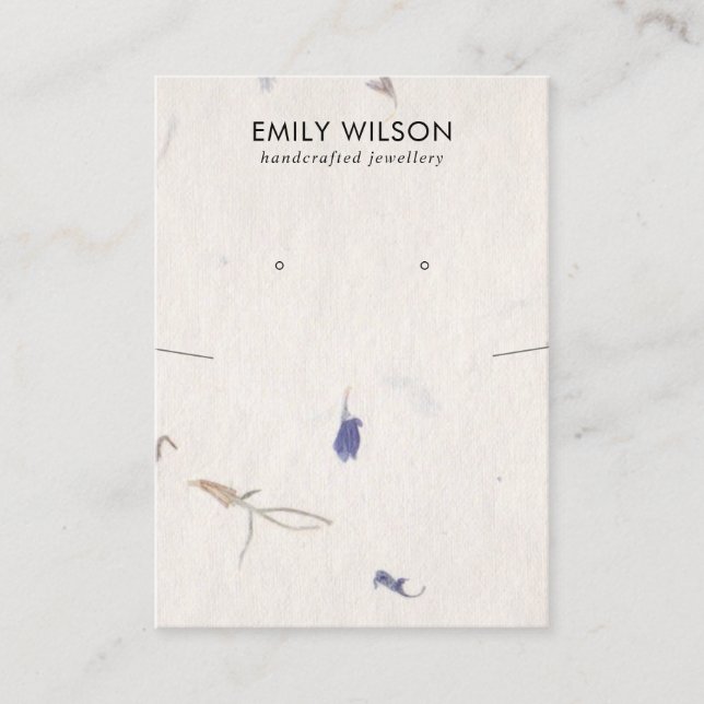 CARTÃO DE VISITA APRESENTAÇÃO DE OUVIDO DE PAPEL DE PAPEL MANUSADO (Frente)