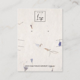 CARTÃO DE VISITA APRESENTAÇÃO DE OUVIDO DE PAPEL DE PAPEL MANUSADO