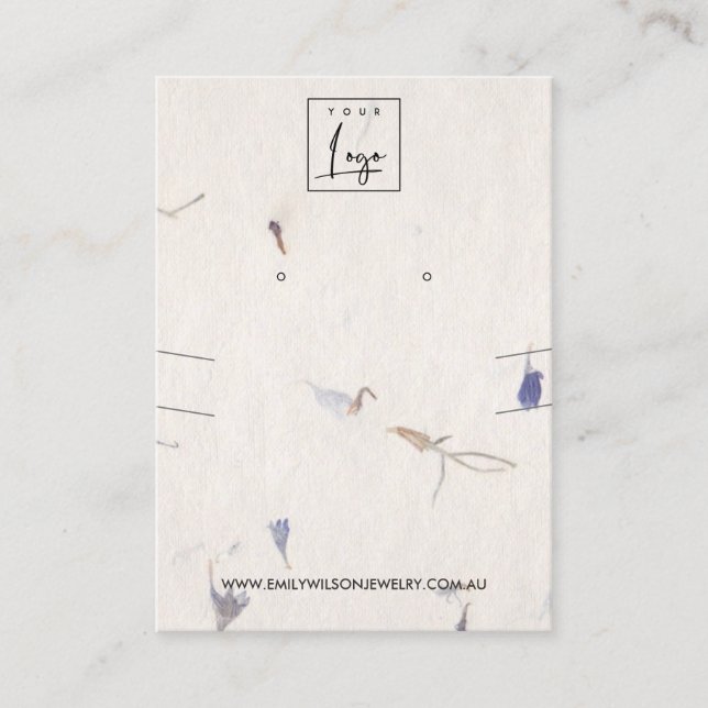 CARTÃO DE VISITA APRESENTAÇÃO DE OUVIDO DE PAPEL DE PAPEL MANUSADO (Frente)