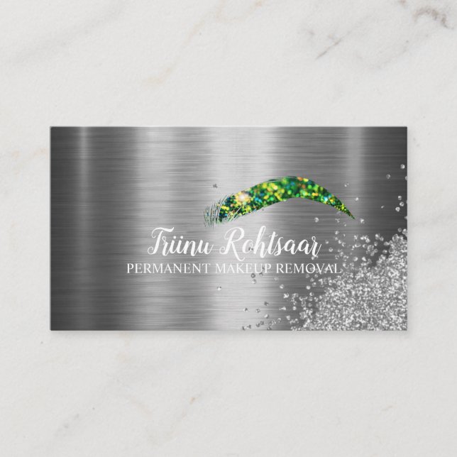 Cartão De Visita Aprimorar a aparência com a ativação permanente (Frente)